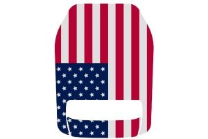 Decal Mob Top Scoop and Insert Hood Decal - United States Flag - JT Mojave / JL 392