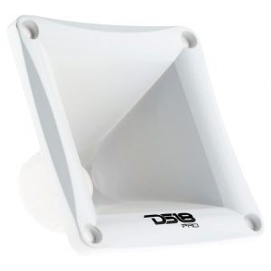 PRO Twist On 1" 45x45° 2.68" Depth Plastic Horn White