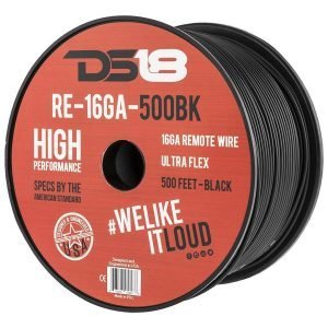 16-GA Ultra Flex Remote Wire Primary Wire 500 Feet, Black