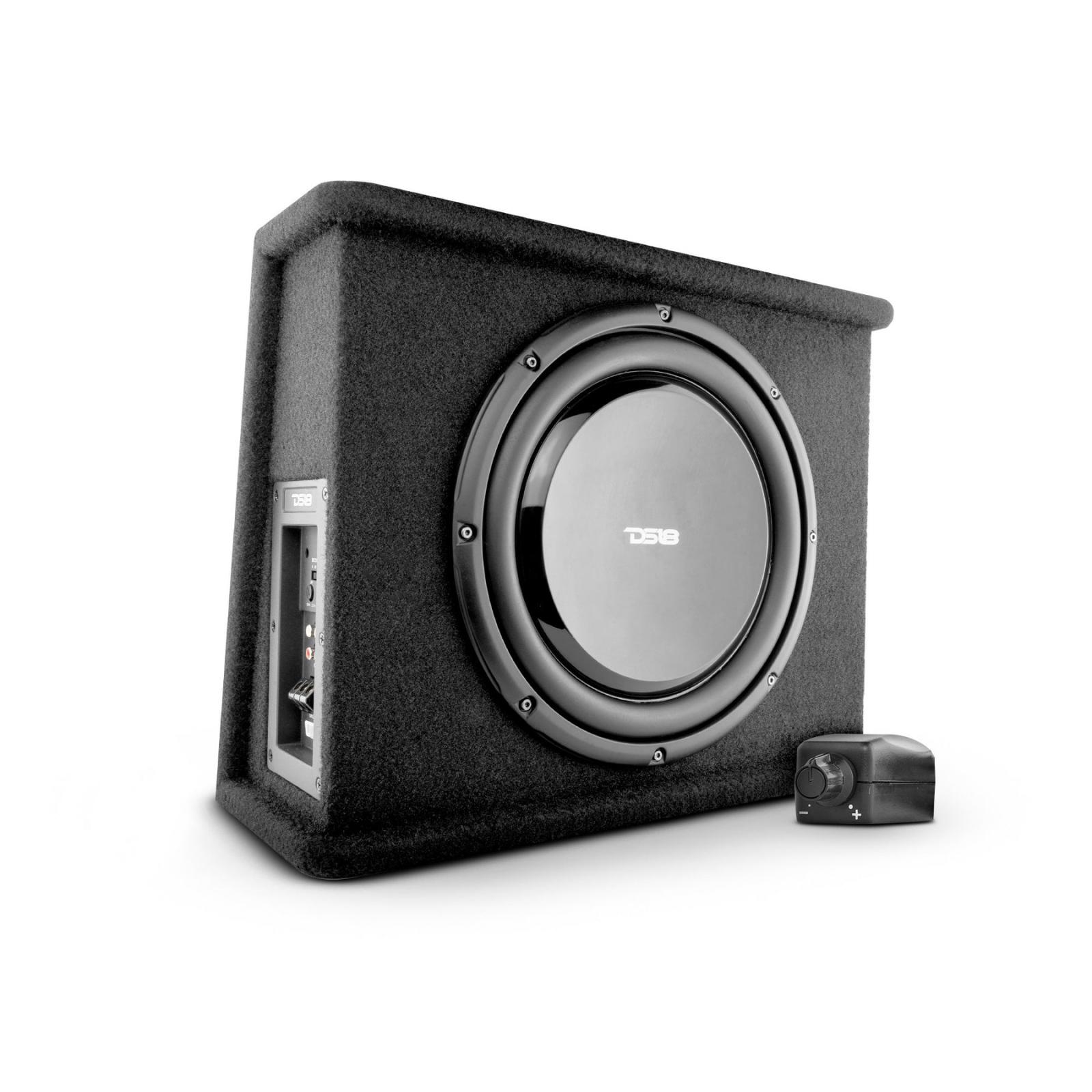 10 Inch Shallow Subwoofer Bass Packages 700 Watts with Built In Amplifier DS18
