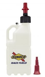Clear Sunoco Race Jug w/ Fastflo Lid & Vehicle