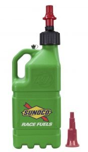 Green Sunoco Race Jug w/ Fastflo Lid & Vehicle