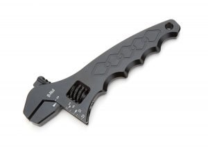 Adjustable Wrench AN Black Aluminum