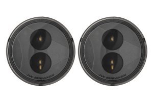 JW Speaker 239 J2 Series, 3.5in Round LED Turn Signal Light Kit, Smoke - JK