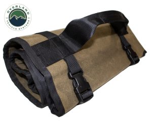 Overland Vehicle Systems Rolled Tools Bag, Waxed Canvas