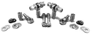 Steinjäger Heims, Nuts, Bungs, Spacers and Seals Rod End Kits 1.25-12 x 1 inch Bore RH and LH Chrome Moly Housing, Nylon Race Fits 1.750 x 0.120 Tubing 4 Rod Ends