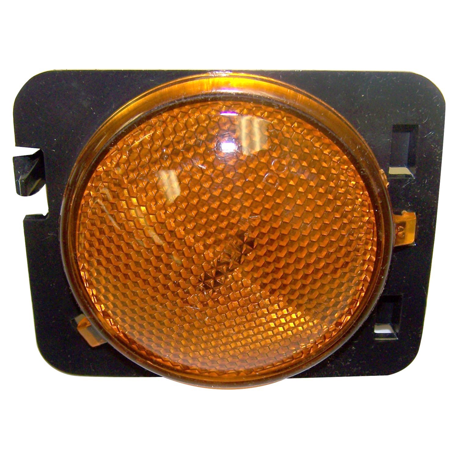 Side Marker Light; Front Right; Amber Lens w/Clear Bulb;