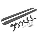 Go Rhino 6962068720PC - RB30 Running Boards with Mounting Brackets & 2 Pairs of Drops Steps Kit - Textured Black