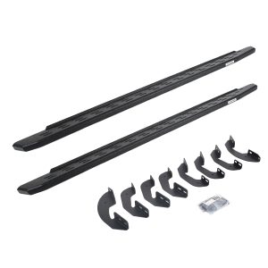 Go Rhino 69641687T - RB30 Running Boards with Mounting Bracket Kit - Protective Bedliner Coating
