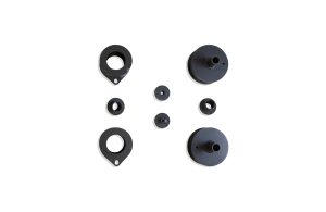 Maxtrac Suspension Front and Rear Spacer Lift Kit - 2.5in/2in, Gray Powdercoat - JK/JL