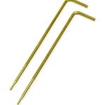 Steinjäger Threaded Rods with Nuts Linkage Rods 1/4-28 Plated Zinc Yellow 4.00 Inches Long