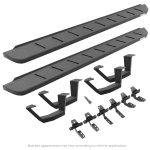 Go Rhino - 63441580PC - RB10 Running Boards With Mounting Brackets - Textured Black