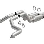 Vibrant Performance - 10538 - STREETPOWER Oval Muffler, 2.50 in. Inlet/Outlet (Dual In/Out) - 18.00 in. Body Length