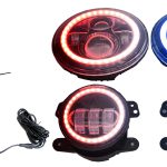 Race Sport Lighting Chasing Version 7in Headlight/4in Fog Light Combo - TJ/LJ/JK