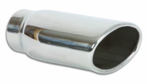 4.5in x 3in Oval Stainle ss Steel Tip Single Wall