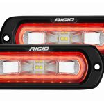 Rigid Industries SR-L Series Off-Road Spreader Lights, Red Halo - Pair
