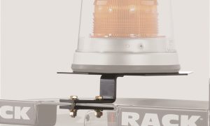 Backrack 91002 Utility Light Bracket; Universal; Black; 10.5 In. Base, Center Mount