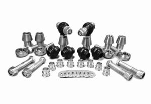 Steinjäger Heims, Nuts, Bungs, Inserts and Boots Rod End Kits 3/4-16 RH and LH Chrome Moly Housing, Nylon Race Fits 1.250 x 0.120 Tubing 6 Rod Ends