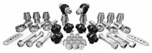 Steinjäger Heims, Nuts, Bungs, Inserts and Boots Rod End Kits 3/4-16 RH and LH Chrome Moly Housing, Nylon Race Fits 1.500 x 0.120 Tubing 8 Rod Ends