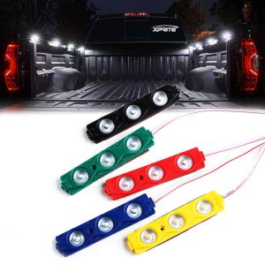Xprite 8 LED Rock Light Pods Truck Bed Lighting Kit with Switch