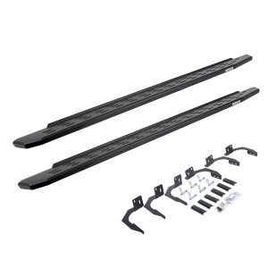 Go Rhino 69610687PC - RB30 Running Boards with Mounting Bracket Kit - Textured Black
