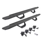 Go Rhino - 6341268020PC - RB10 Running Boards With Mounting Brackets & 2 Pairs of Drop Steps Kit - Textured Black