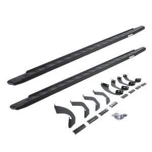 Go Rhino 69643687T - RB30 Running Boards with Mounting Bracket Kit - Protective Bedliner Coating