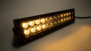 12.0 Inch Amber/White LED Light Bar Double Row Straight Combo Flood/Beam 72W DT Harness 79904 4,320 Lumens Southern Truck Lifts