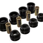 Sub-Frame Bushing Set; Black; Rear; Must Reuse Existing Outer Metal Shell And All Metal Parts; Performance Polyurethane;