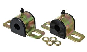 Sway Bar Bushing Set; Black; Front Or Rear; Greasable Type; Bar Dia. 0.75 in./19mm; Performance Polyurethane;