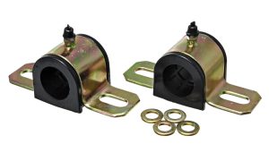 Sway Bar Bushing Set; Black; Front Or Rear; Greasable Type; Bar Dia. 15/16 in./24mm; Performance Polyurethane;