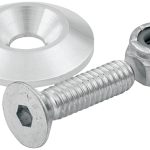 Countersunk Bolts 1/4in w/ 1in Washer 50pk