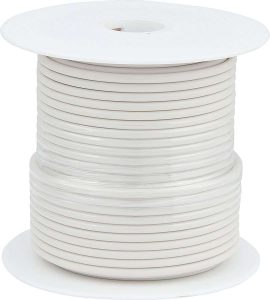 14 AWG White Primary Wire 100ft