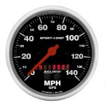 5in S/C GPS Speedo w/Rally-Nav Display