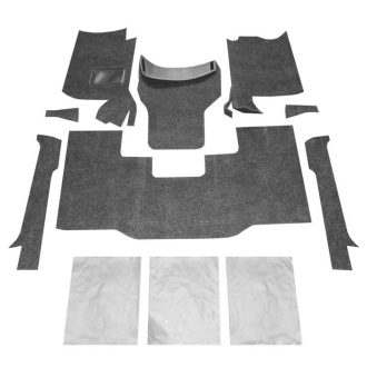 Bedrug 8pc Front and Rear Floor Liner Kit - YJ/CJ7