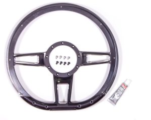 Steering Wheel Formula D-Shaped 14in Contrast