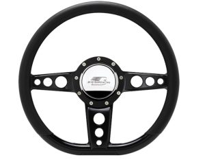 Steering Wheel 14in D- Shape Trans Am Black