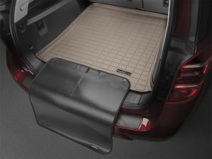 Cargo Liner w/Bumper Protector; Tan; Behind 2nd Row Seating;