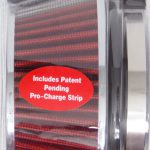 Pro-Flo Air Filter Cone 3.70 Tall Red/Chrome