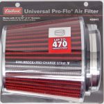 Pro-Flo Air Filter Cone 6.70 Tall Red/Chrome