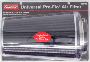 Pro-Flo Air Filter Cone 10.5 Tall Black/Chrome