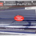 Pro-Flo Air Filter Cone 10.5 Tall Blue/Chrome
