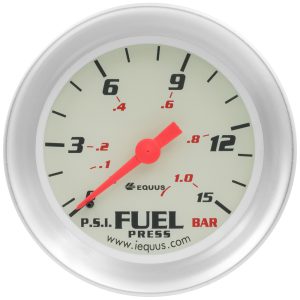 2-5/8 Dia Fuel Pressure Gauge 0-15 Psi