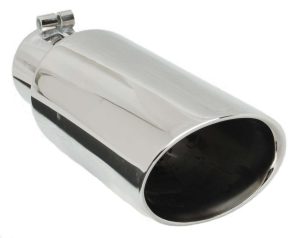 Stainless Double Walled Oval Exhaust Tip