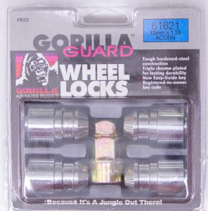 Wheel Locks 12mmx1.25 Acorn 4pk