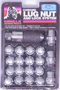 Lug Nut and Lock System 14mmx1.50 Acorn Bulge