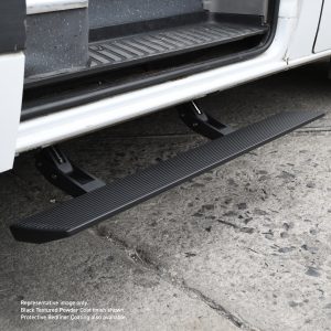 Go Rhino 20410125T - E1 Electric Running Boards With Mounting Brackets - Protective Bedliner Coating