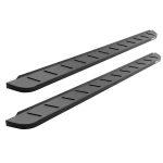 Go Rhino 6963068020T - RB30 Running Boards with Mounting Brackets & 2 Pairs of Drops Steps Kit - Protective Bedliner Coating