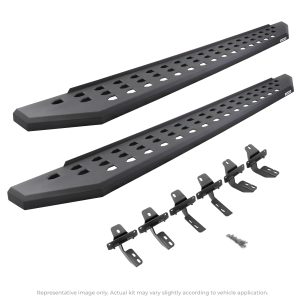 Go Rhino - 69405187PC - RB20 Running Boards With Mounting Brackets - Textured Black