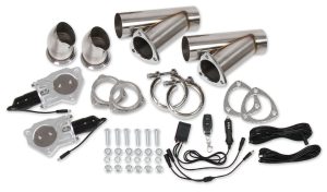 Exhaust Electric Cut-Out Kit - Dual 2.5in